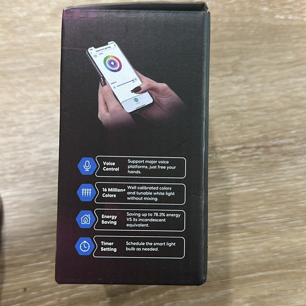 Smart Wi-Fi LED Bulb 2-Pack - NWT - Picture 2 of 5